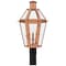Quoizel Burdett 3-Light Aged Copper Outdoor Post Lantern BURD9015AC - alternate 3